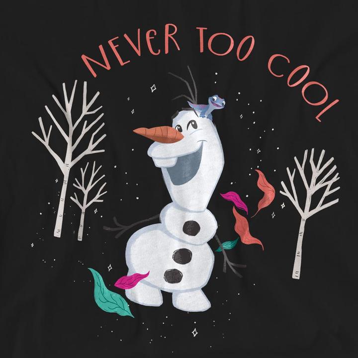 Immagine prodotto Disney Frozen Never Too Cool Maglietta Olaf Adulto Unisex (L)
