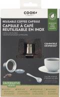 Actual product image Cook Concept reusable steel capsule fits nespresso