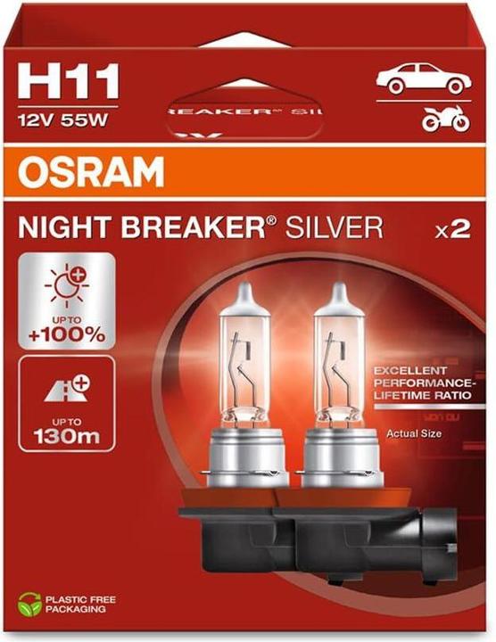 Actual product image Osram Night Breaker Silver (H11)