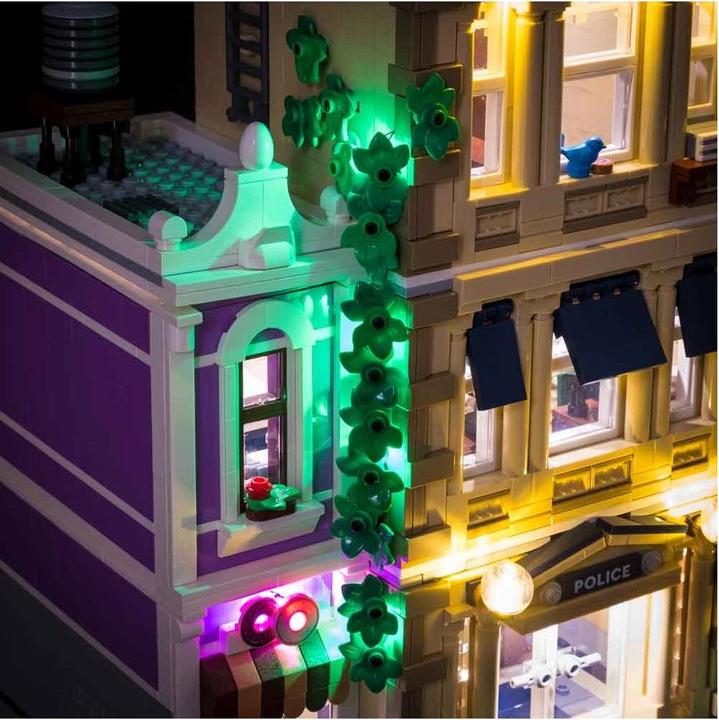 Produktbild Light my bricks LED Licht Set für LEGO Polizeistation