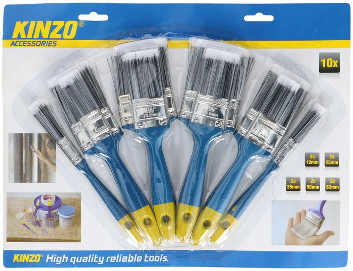 Image du produit Kinzo Brosse à peinture plate 10pcs (63.50 mm)