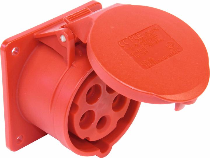 Image du produit PCE Prise CEE en saillie droite 400V 32A IP44 325-6f7
