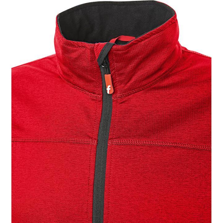 Produktbild Magni Tech-Fleecejacke rot/schwarz meliert Gr. 2XL Fortis Elements (XXL)