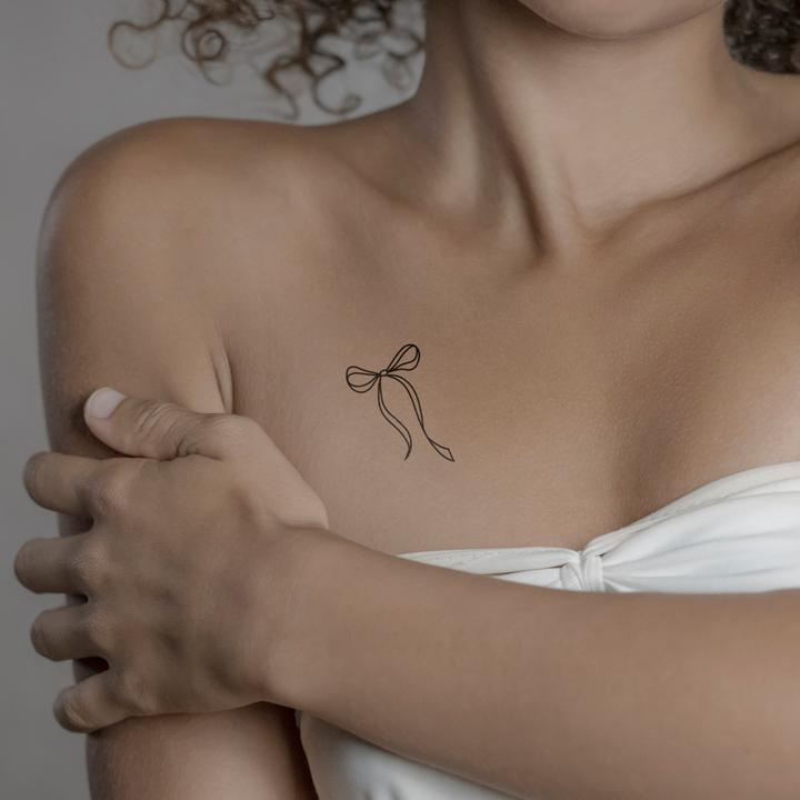 Produktbild minink Temporäres Tattoo: Zarte Schleife