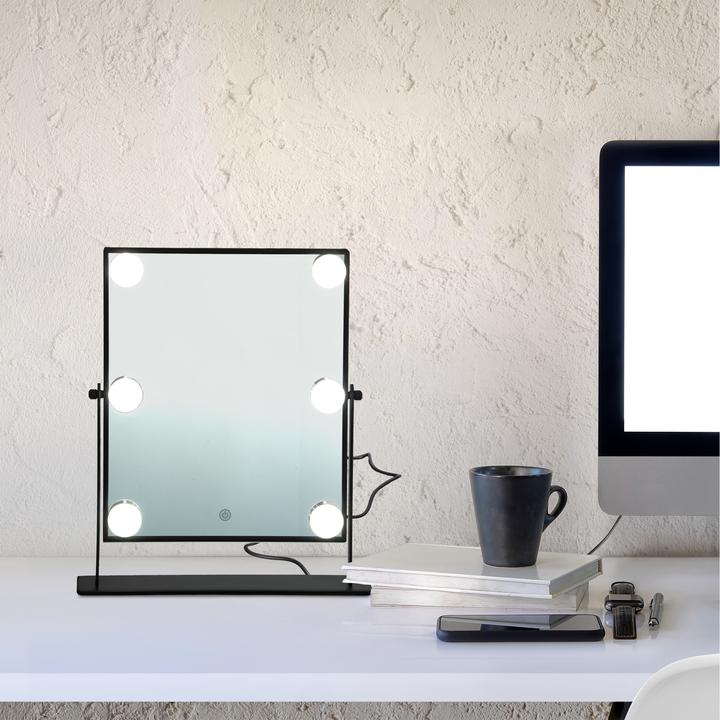 Immagine prodotto Relaxdays Specchio di Hollywood (30 x 6 x 35 cm)
