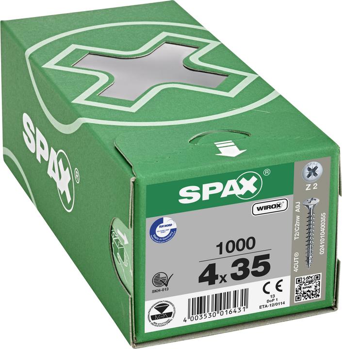 Image du produit Spax Vis pour panneaux agglomérés (1000 Vis par pièce)