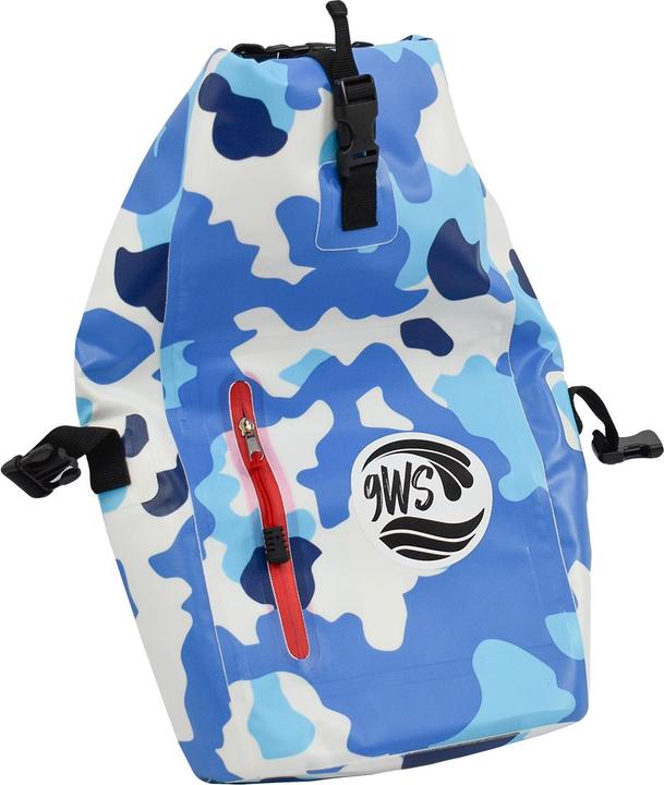 Actual product image 9WS Sac à dos étanche de 25l bleu camouflage