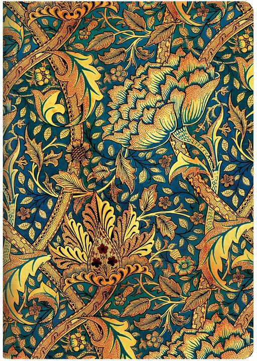 Produktbild Paperblanks Notizheft Morris Windstoss A4, blanko, mehrfarbig (A4, Blanko, Weicher Einband)