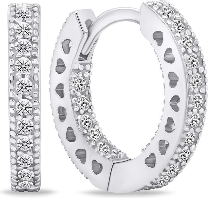 Produktbild Brilio Silver - Charming silver hoop earrings EA724W