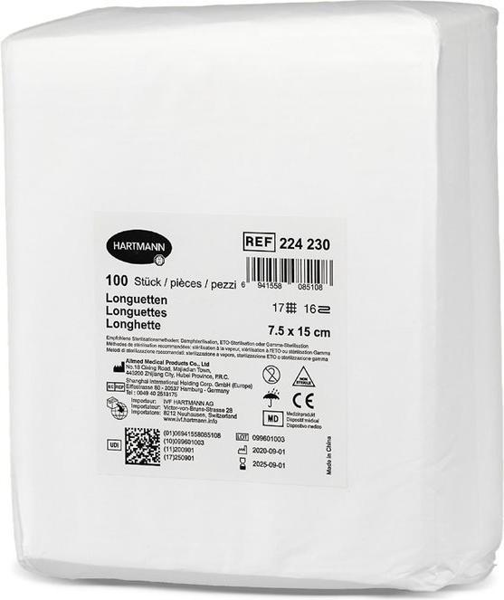 Produktbild IVF Hartmann Longuetten Typ 17 7.5x15cm 16 fach