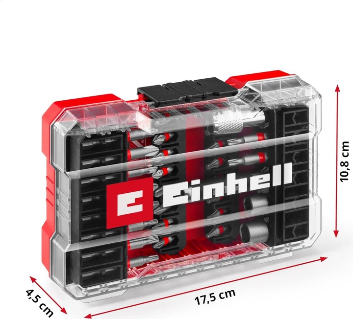 Actual product image Einhell Bit set (PH1, PH2, PH3, PZ1, PZ2, T10, T15, T20, T30, T25)