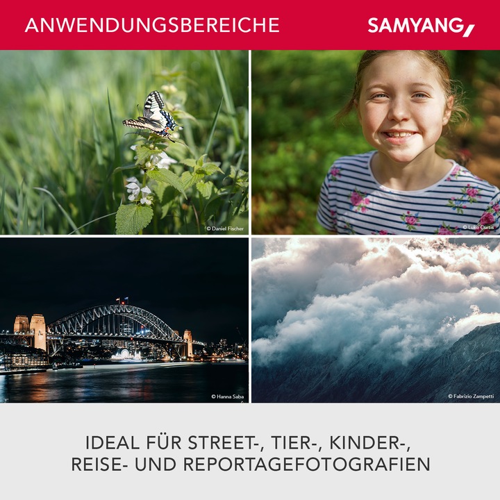 Actual product image Samyang AF 45mm F1.8 FE (Sony E, full size, APS-C / DX)