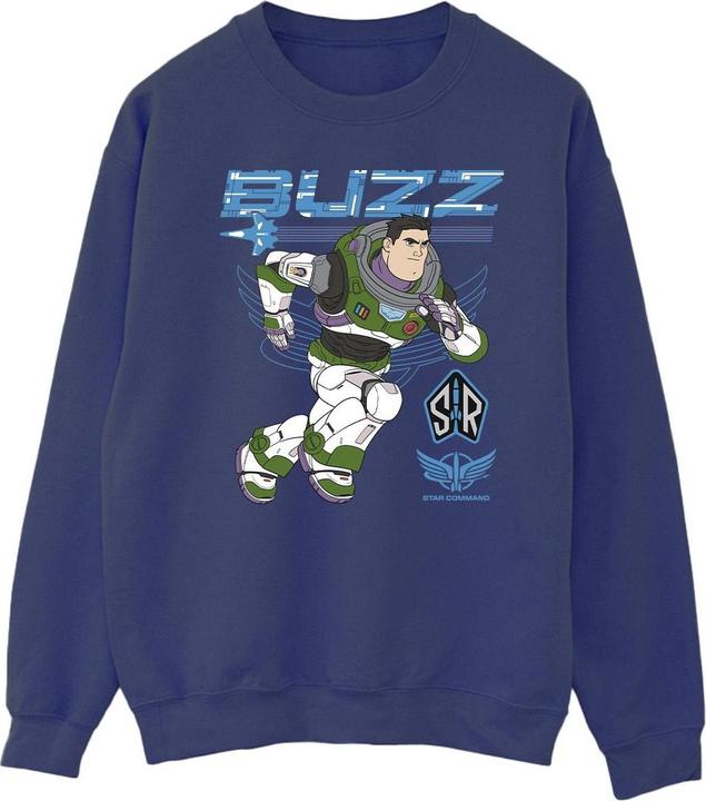Actual product image Disney Mens Lightyear Buzz Run To Action Sweatshirt (XXL)