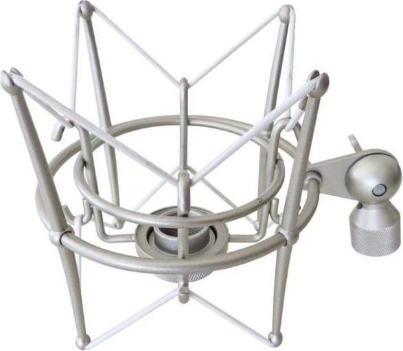 Produktbild keepdrum MS089SV Silber Mikrofon-Spinne mit Popschutz