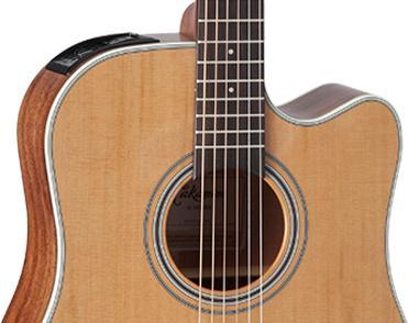 Actual product image Takamine Acoustic Guitar, G Series, GD20CE NS, Dreadnought/C (Western guitar, Cedar wood, Mahogany, Ovangkol)