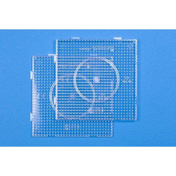 Hama stiftplade 2stk 234 15x15cm transparent
