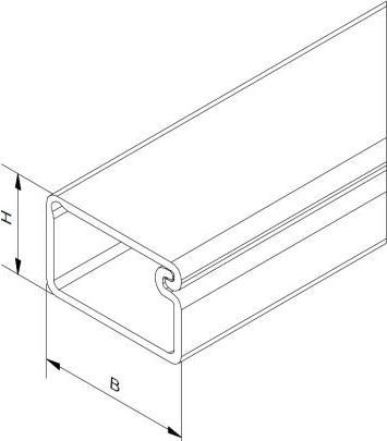 RS PRO Zelfklevende minikabelgoot Wit, 7 mm x 12 mm, lengte 2m Kunststof