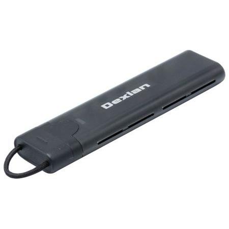 Dexlan Custodia per SSD da USB-C a M.2 compatibile con NVMe e SATA (M.2), Case per hard disk