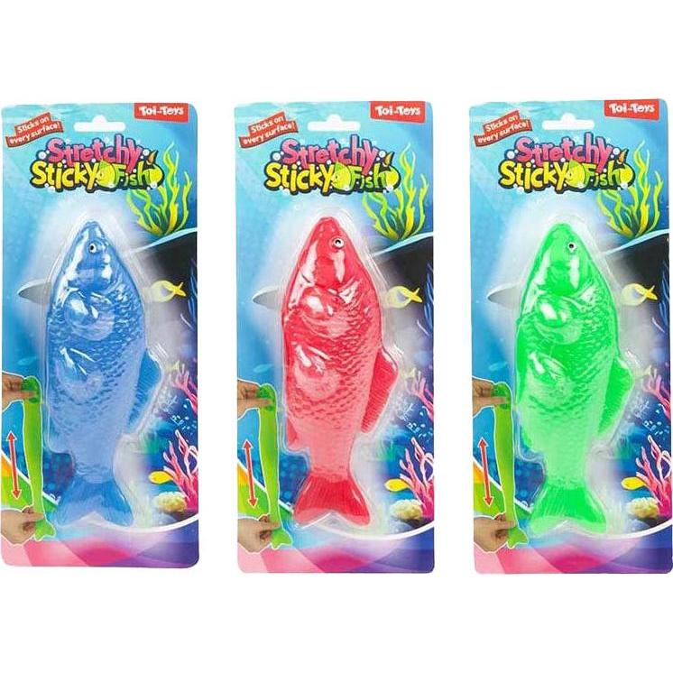 Toi-Toys Lustiger super dehnbarer klebriger Fisch Neon Koi (54799930)
