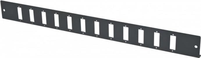 Dexlan Face avant fibre optique non équipée pour boîte d'épissure fibre optique, 12 x SC Duplex