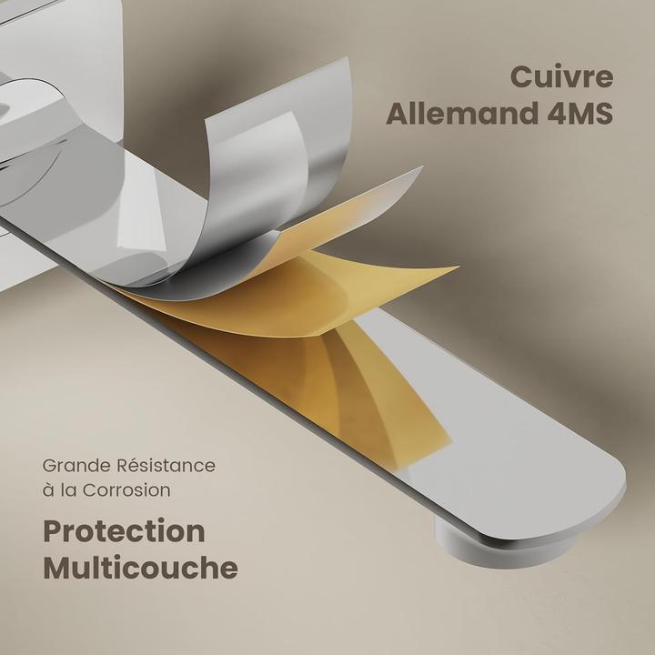 Produktbild Emke Modulare verchromte Waschbeckenarmatur mit Wasser sparendem Neoperl-Strahlregler