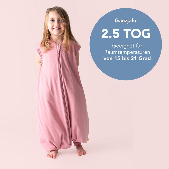 Produktbild Schlummersack Ganzjahres Schlafsack mit Füssen, 2.5 TOG (80 cm, 2.5 TOG, Ganzjahr)