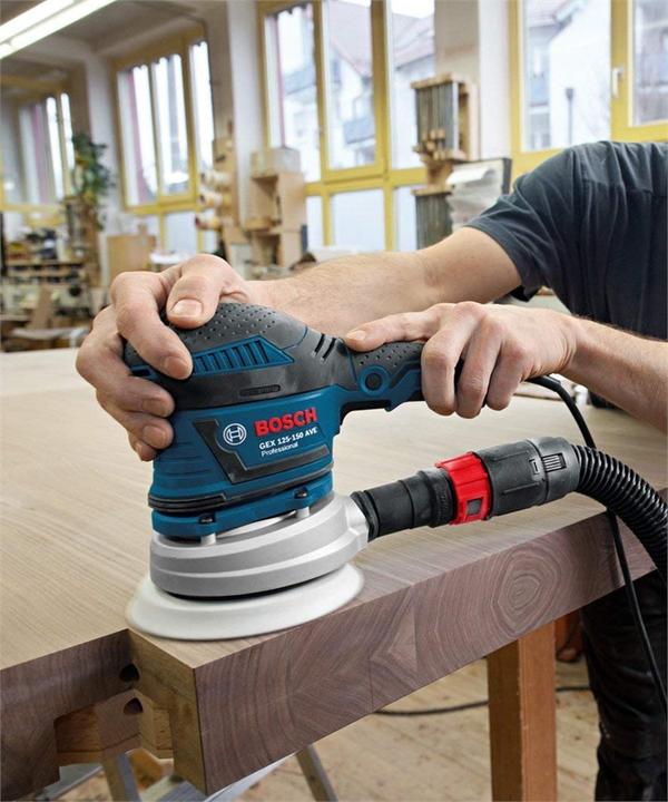 Immagine prodotto Bosch Professional GEX 125-150 AVE Set AVE incl. L-BOXX (Levigatrici rotorbitali, 400 W)