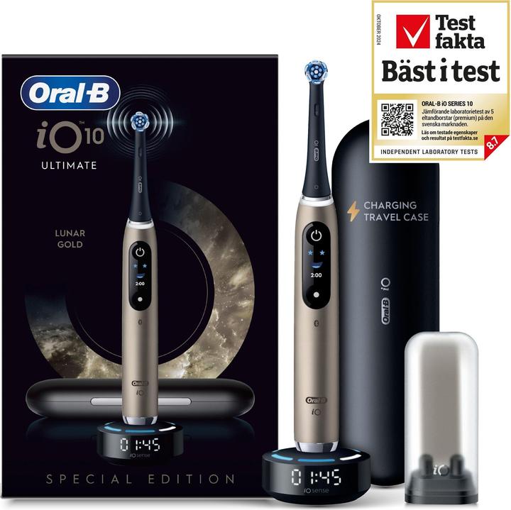 Actual product image Oral-B iO Series 10 Lunar Gold Special Edition Elektrische Zahnbürste (Oscillating toothbrush)