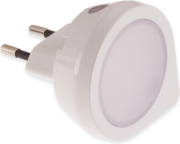 Actual product image Müller Licht LED Sensor Night Light 1W 2 lm 2700 K warm white Apollo white with twilight sensor