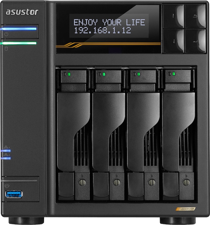 Actual product image Asustor LOCKERSTOR 4 Gen3 AS6804T