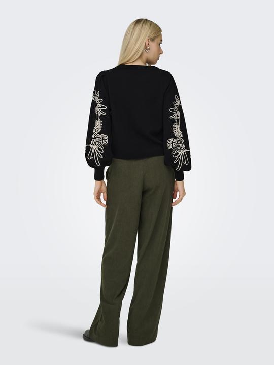 Actual product image Only Onlmagnolia Ls Detail Pullover Knt Noos (S)