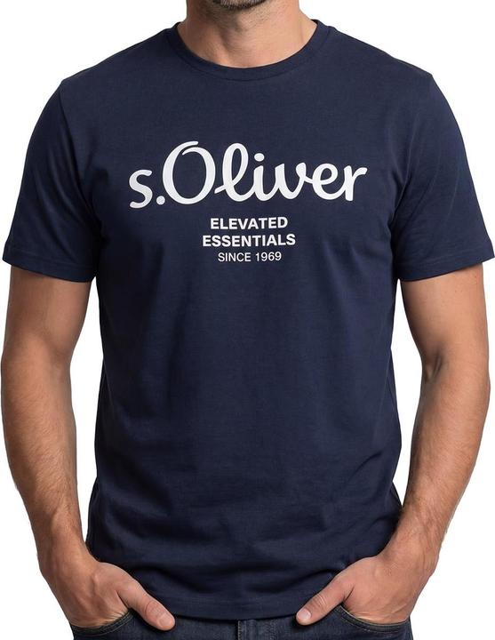 Produktbild s.Oliver Fashion - Basic - T-Shirt - 3er Pack (S Blau) (S)