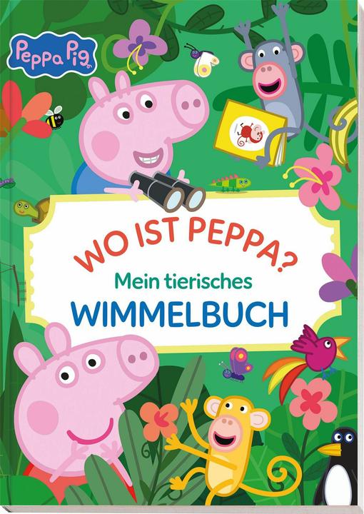 Panini Peppa Pig: Wo ist Peppa? Mein tierisches Wimmelbuch (Hardcover)