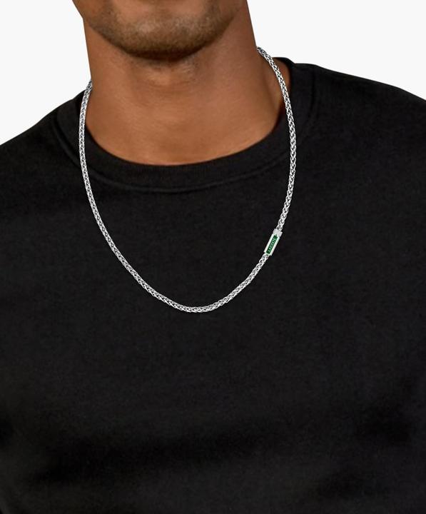 Actual product image Lacoste Stylish steel necklace Spelt 2040340 (Stainless steel)