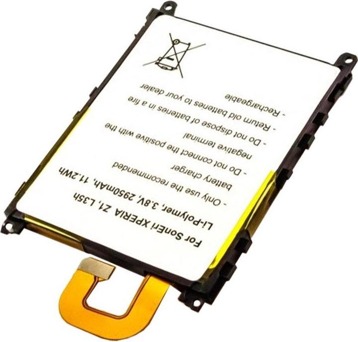 Image du produit AccuCell Batterie Sony Ericsson Xperia Z1, Xperia Z1 LTE, L35h, 1271-9084, LIS1525ERPC