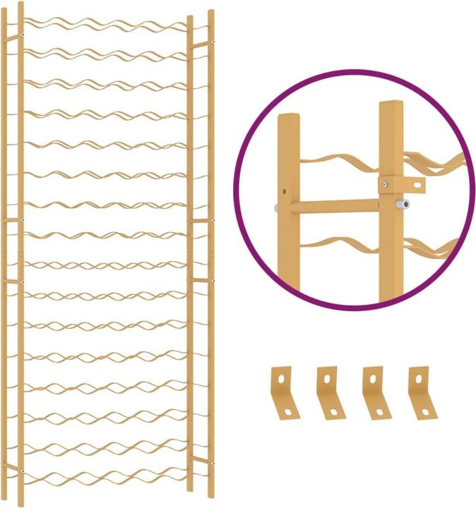 Actual product image vidaXL Weinregal (64 x 22 x 157 cm, 96 bottles)