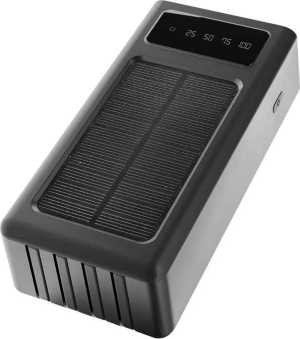Actual product image Extralink EPB-093 30000mAh Czarny | Powerbank | Solar Power bank, USB-C (30000 mAh, 10 W, 111 Wh)