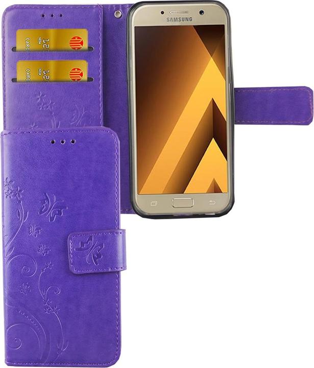 Produktbild König Design Hülle Handy Schutz für Samsung Galaxy A5 (2017) Case Cover Tasche Wallet Etui (Samsung Galaxy A5 (2017))