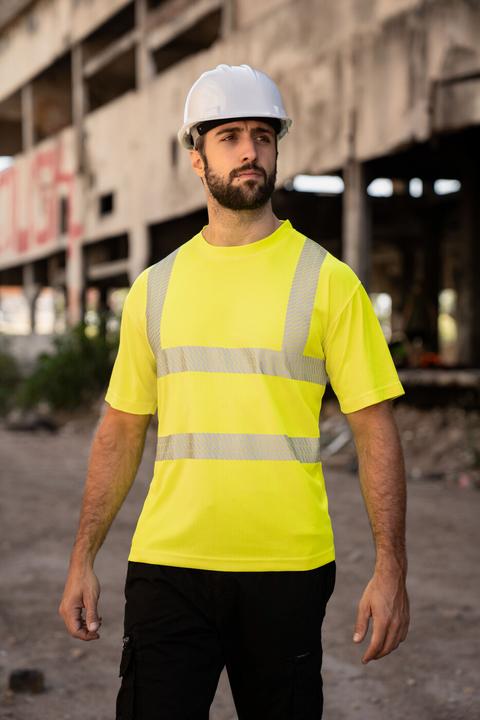 Actual product image Korntex Hi-Vis Broken Reflex T-Shirt (S)