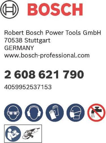 Immagine prodotto Bosch Professional EXPERT R781 Disco in fibra ceramica Prisma, 100 mm, 16 mm, G 80 (80)