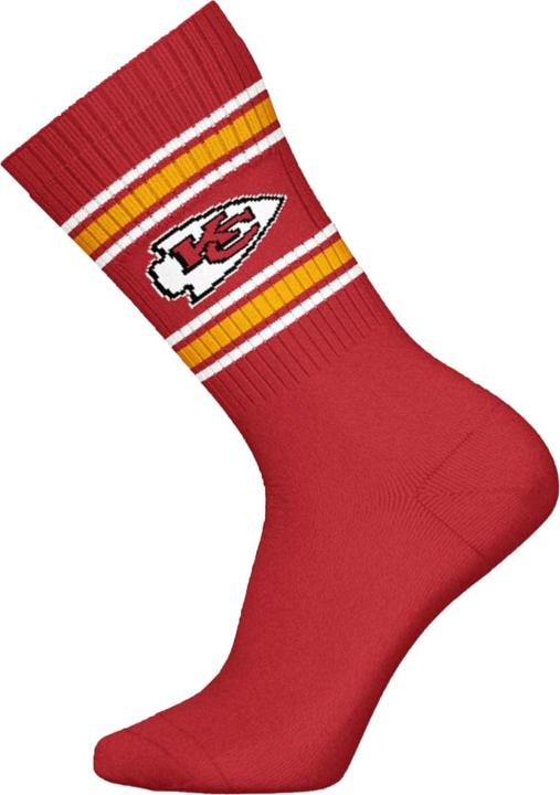 Produktbild Barefoot Kansas City Chiefs 3pk Crew Socks 43-46 (43 - 46)