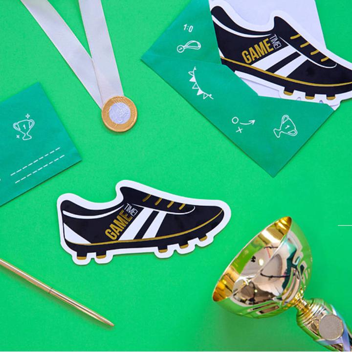 Produktbild Partydeco Einladungen Fussball (6pcs) (6 Stk.)