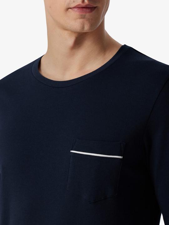 Produktbild Schiesser Pyjama "Fine Interlock" marine (54, XL)
