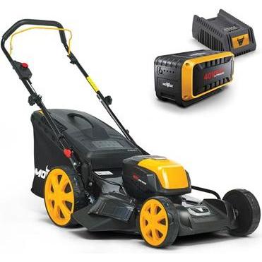 Mowox, Rasenmäher, EM 4640 PX-Li 40V Comfort Series Cordless Lawnmower. 46cm, Steel body with Battery and Charger (Akkub...