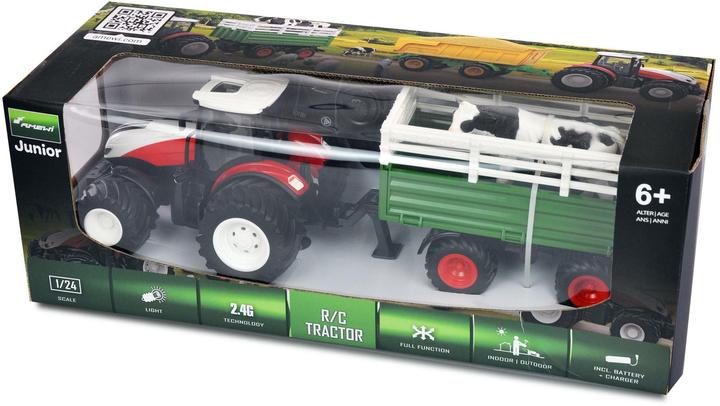 Actual product image Amewi RC TRACTOR WITH CATTLE TRUCK, SOUND & LIGHT, 1:24 RTR (RTR Ready-to-Run)