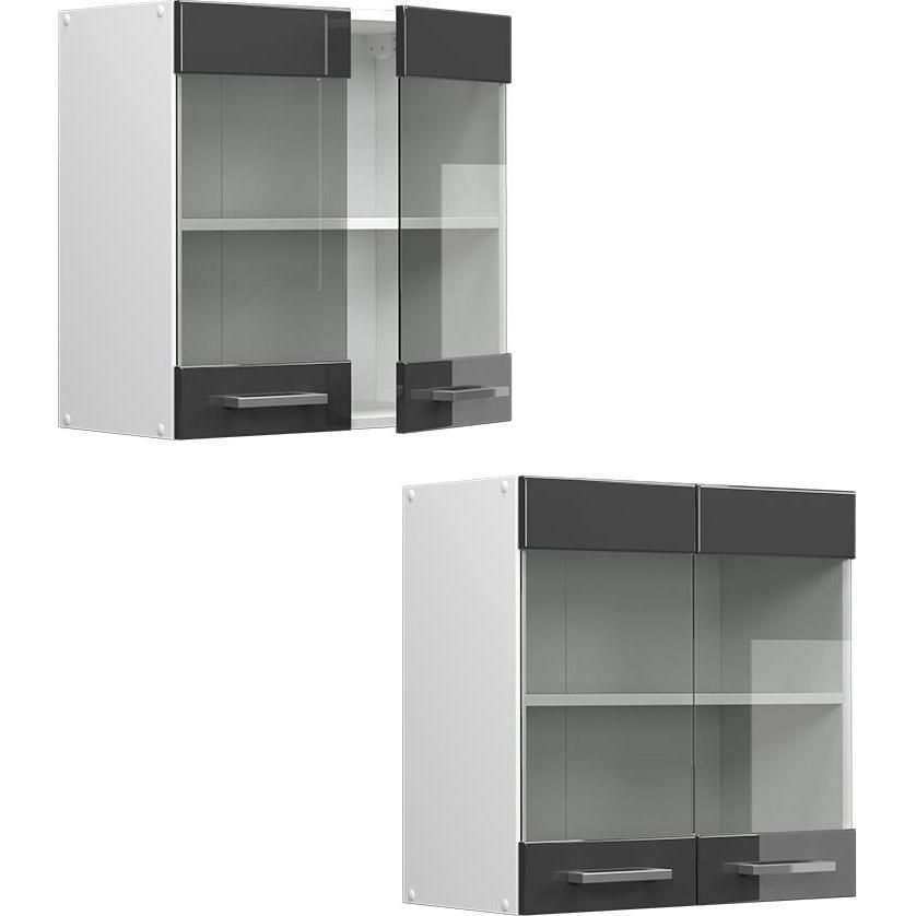 Vicco, Regal, Küchenglasschrank R-Line (60 x 60 x 31 cm)
