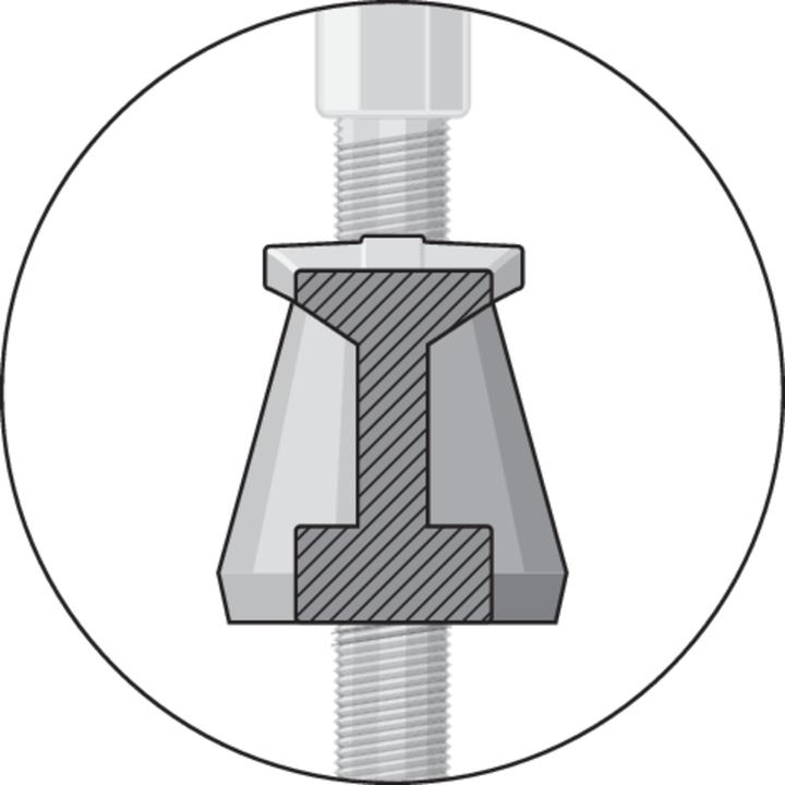 Actual product image Gedore 1.04/2A Universal puller, 2-arm, 200x150 mm