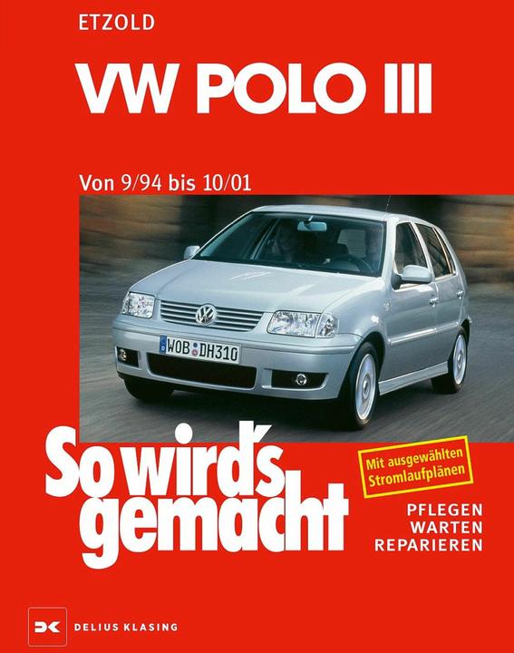 Produktbild VW Polo III 9/94 bis 10/01 (Deutsch, Rüdiger Etzold, 2025)