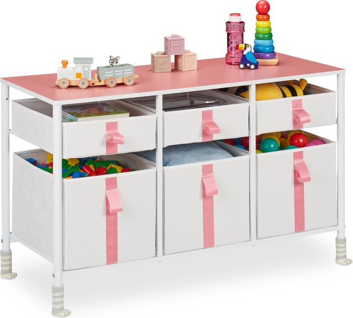 Image du produit Relaxdays Meuble rangement enfants