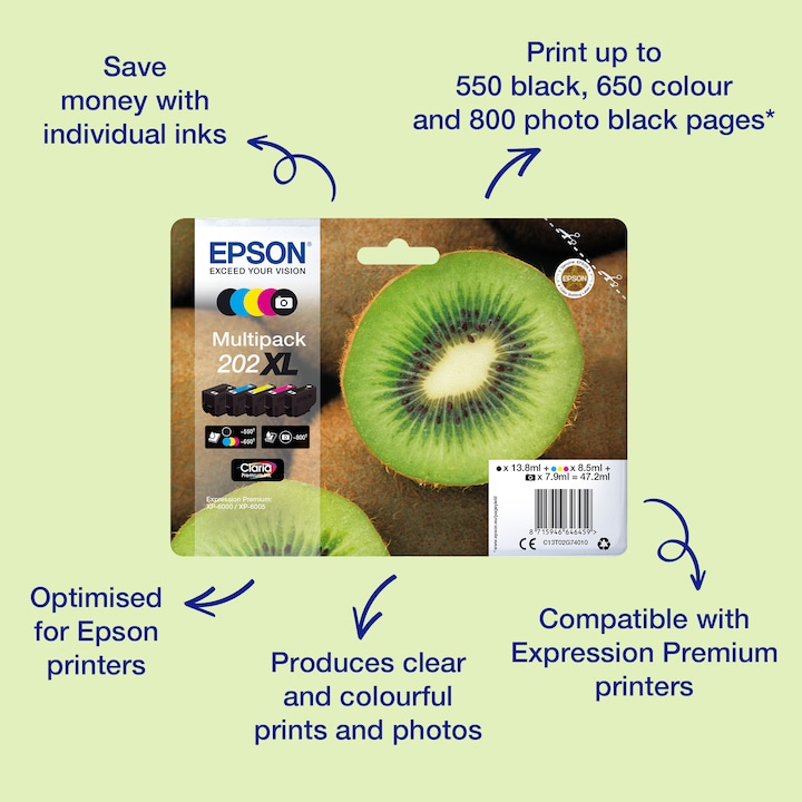 Produktbild Epson 202XL Claria Premium (Y)